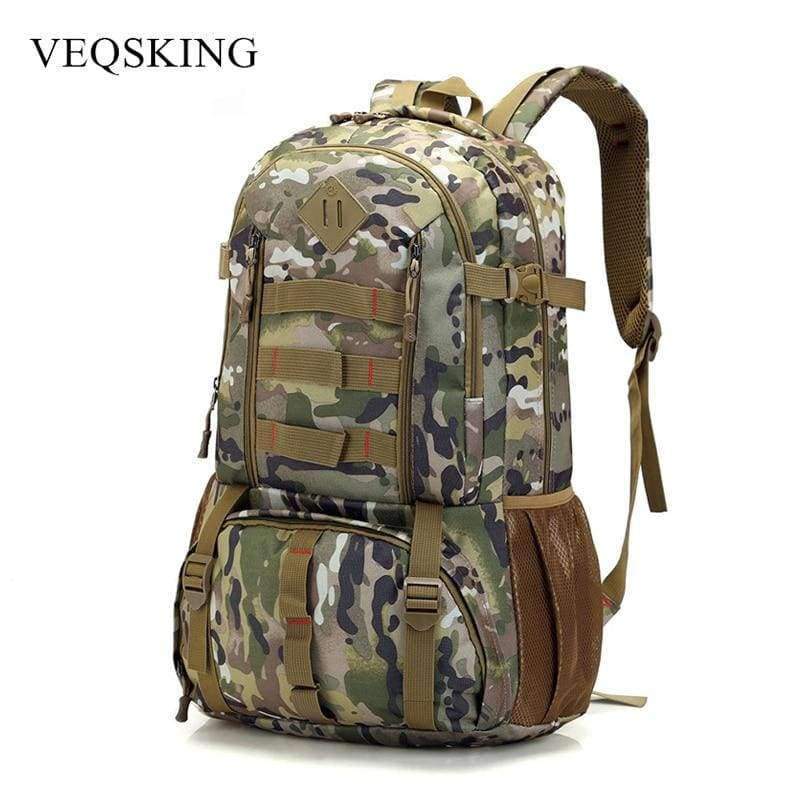 Planet Gates Jungle camouflage / 50 - 70L Waterproof Camo Tactical Backpack, Molle Military Army Bag,Hiking Hunting Backpack Tourist Rucksack Sport Bag