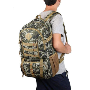 Planet Gates Jungle camouflage / 50 - 70L Waterproof Camo Tactical Backpack, Molle Military Army Bag,Hiking Hunting Backpack Tourist Rucksack Sport Bag