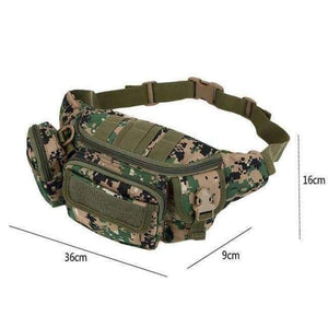 Planet Gates Jungle Digital Color Bag Waterproof Waist Fanny Pack Hiking Fishing Sports Hunting Waist Bags Camping Sport Bag Belt Camping Equipment