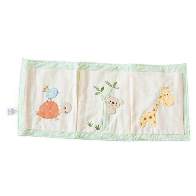 Planet Gates bear Baby Bed Hanging Storage Bag Cotton Newborn Crib Organizer Toy Diaper Pocket Bedding Set Accessories 9 Colors