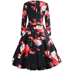 Planet Gates JY12723 / S Christmas Dress Women Casual Dress Casual Slim Bodycon Long Sleeve Plus Size Autumn Winter Elegant Office Party Plaid Dresses