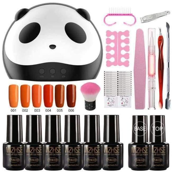 Planet Gates JZJ UV Gel Nail Art Kits 36w Nail Dryer Lamp Manicure UV Gel Polish Set For Nail Extension Varnish Lacquer Manicure Tools Kit