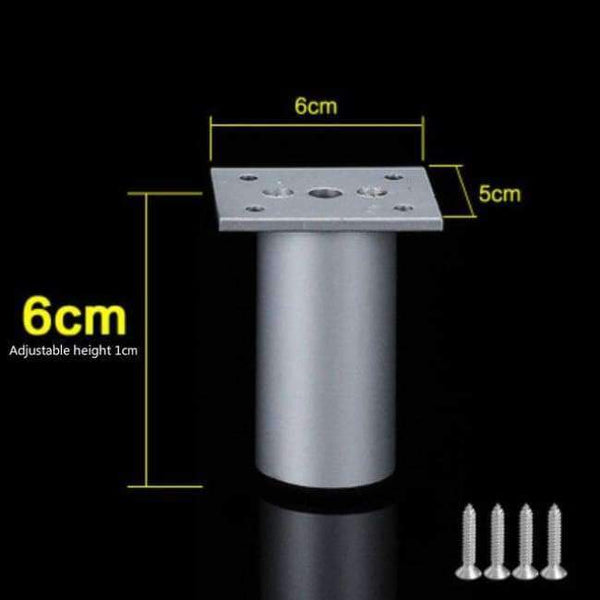 Planet Gates K  4pcs per lot Thick Aluminum Alloy Table Leg Cupboard Sofa Increase Foot Adjustable Multifunction Support Foot Furniture Accessories 4Pcs/lot