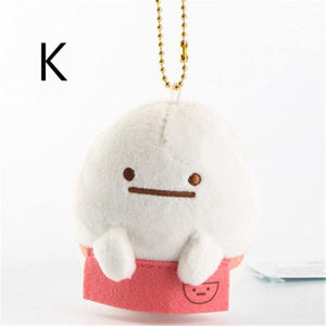 7Cm Sumikko Gurashi Plush Pendant Keychain Plush Toys For Childen Kids Stuffed Doll Toys Girls Birthday Gift Bag Hang Pendant