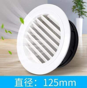 Adjustable round plastic air ventilation cover Fan Outlet Vent Extractor ceiling hole for kitchen bath air outlet fresh system