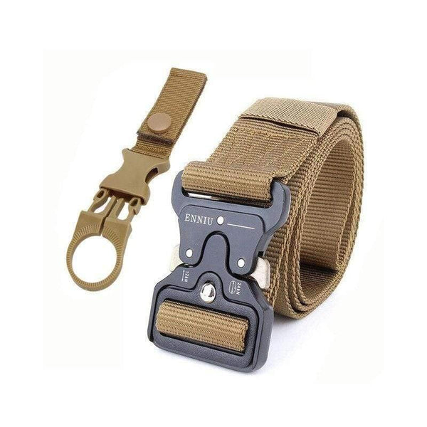 Nylon Tactical Belt Army Belt Men Outdoor Training Belts Black High Quality Easy Unlock Metal Military Buckle Belt