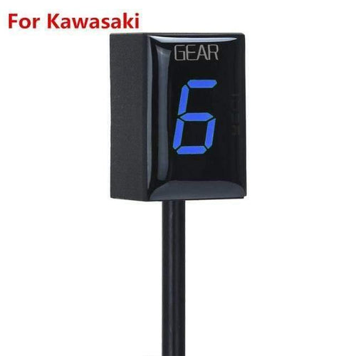 Planet Gates K Blue Motorcycle Ecu Direct Mount 1-6 Speed Gear Display Indicator For Honda For Kawasaki ER6N Ninja 650 Ninja 300 Z750 Z900 Z800 Zx6R