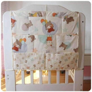 Planet Gates K Cartoon Rooms Nursery Hanging Storage Bag Baby Cot Bed Crib Organizer  60*52cm Toy Diaper Pocket for Newborn Crib Bedding Set
