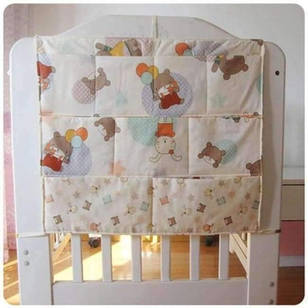 Planet Gates K Cartoon Rooms Nursery Hanging Storage Bag Baby Cot Bed Crib Organizer  60*52cm Toy Diaper Pocket for Newborn Crib Bedding Set