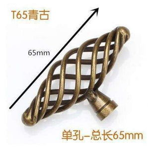 Planet Gates K European bronze birdcage drawer Pulls cupboard door knobs and handles wine cabinet shoe wardrobe handles Furniture Hardware