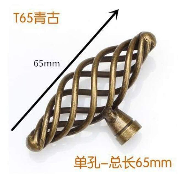 Planet Gates K Vintage bronze Birdcage kitchen cabinet dresser cupboard door handles furniture Hardware Accessories