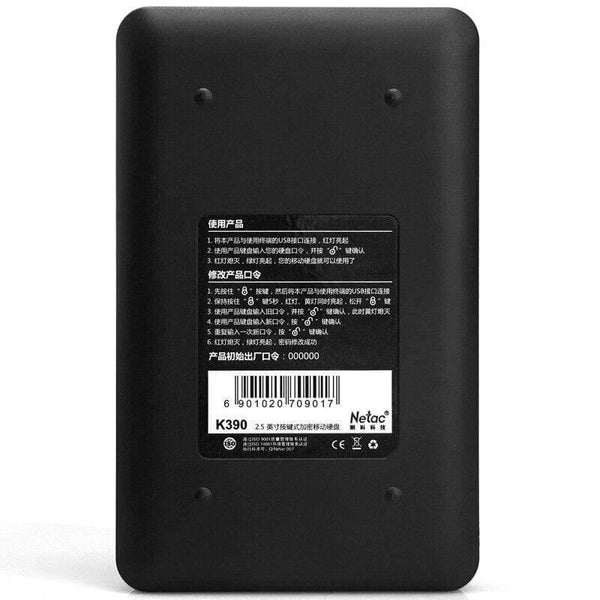 K390 Encryption HDD 2.5 external Portable Hard Drive 500GB 1TB 2TB disco duro externo hd for computer laptop harddisk