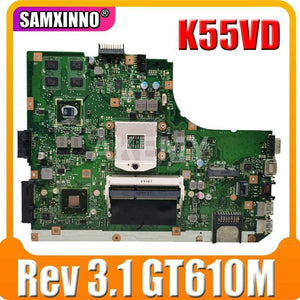 Planet Gates K55VD Motherboard Rev 3.1 GeForce 610M DDR3 For Asus K55VD A55VD F55VD Laptop motherboard K55VD Mainboard K55VD Motherboard