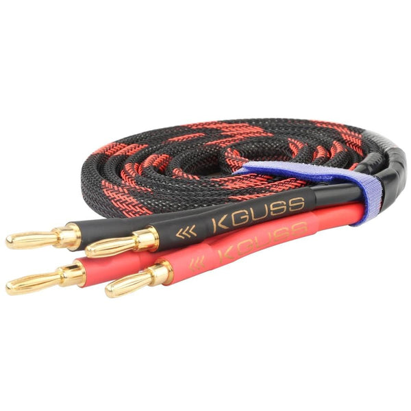 Planet Gates K600 DIY HiFi Speaker Audio Cable Banana Plug Cable Golden Plated Audiophile Oxygen free copper Amplifier Speaker Wire Cab