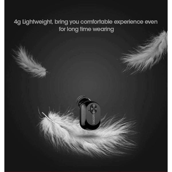 Planet Gates K6H-Black / China Handsfree Air Earpiece Mini Headset HiFi Stereo Bluetooth Earbuds Buds Wireless Earphone Headphone for iOS Android