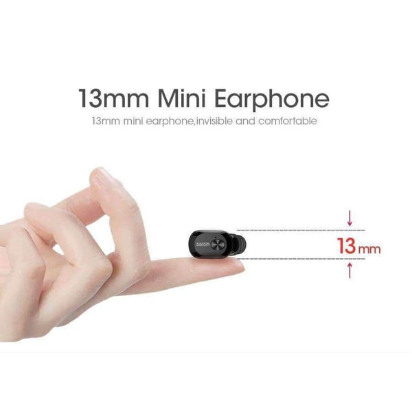 Planet Gates K6H-Black / China Handsfree Air Earpiece Mini Headset HiFi Stereo Bluetooth Earbuds Buds Wireless Earphone Headphone for iOS Android