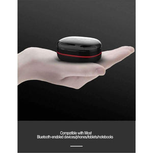 Planet Gates K6H Black / China Wireless Earbuds Earphones Mini Twins Headset Stereo Bluetooth Earphone Wireless Headphones with 1100mAh Box