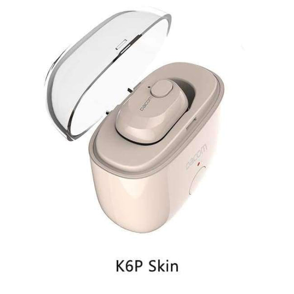 Planet Gates K6P-Skin-jh Mono cordless earbuds hidden invisible earpiece micro mini wireless headset bluetooth earphone headphone for phone