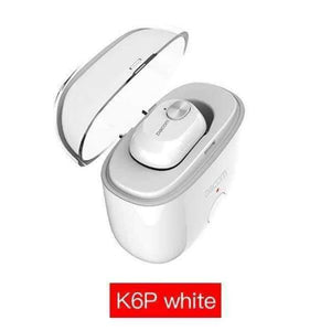 Planet Gates K6P-White / China Handsfree Air Earpiece Mini Headset HiFi Stereo Bluetooth Earbuds Buds Wireless Earphone Headphone for iOS Android