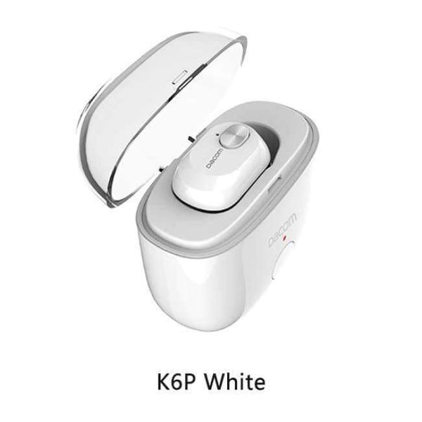Planet Gates K6P-White-jh Mono cordless earbuds hidden invisible earpiece micro mini wireless headset bluetooth earphone headphone for phone