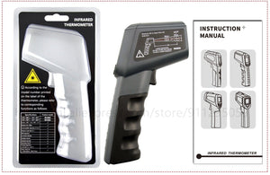 Planet Gates Kaemeasu Digital Infrared Thermometer -50~1600 Measuring Range,Non-Contact, Safety,Cooking,Industrial Electronic Thermometer Gun