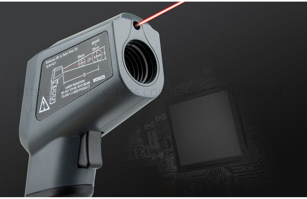 Planet Gates Kaemeasu Digital Infrared Thermometer -50~1600 Measuring Range,Non-Contact, Safety,Cooking,Industrial Electronic Thermometer Gun