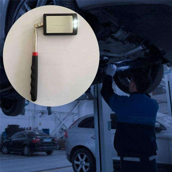 Planet Gates Kaigelin LED Work Light Inspection Mirror Extending Car Chassis Angle View Automotive Telescopic Detection Tool For Car Repair