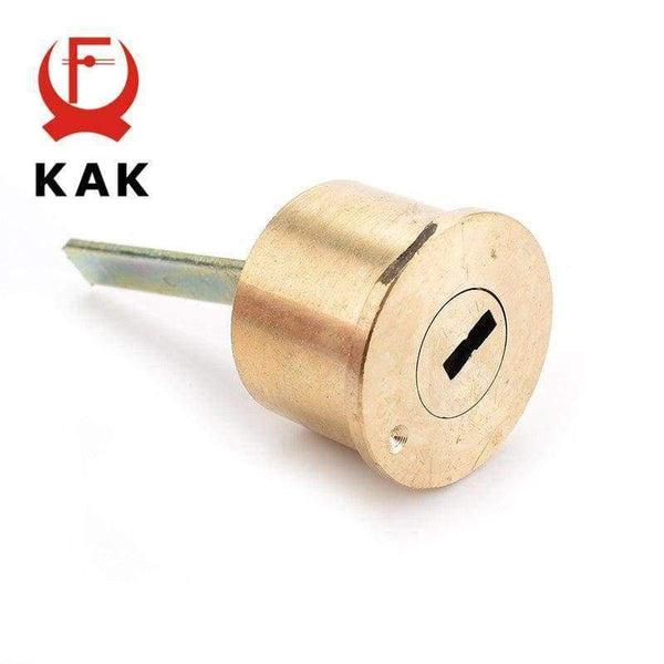 Planet Gates KAK Entrance Door Lock Cylinder Brass Copper Core With 6 Keys For Home Gate Furniture Hardware