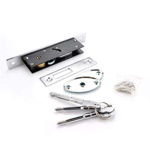 Planet Gates KAK Sliding Door Lock Zinc Alloy Window Locks Anti-Theft Safety Wood Gate Floor Lock With Cross Keys For Furniture Hardware