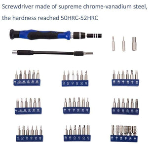 Planet Gates KALAIDUN 60 in 1 Precision Screwdriver set Repair Tool Kit Magnetic Screwdriver hand tools Flexible Shaft for iPhone Tablet PC