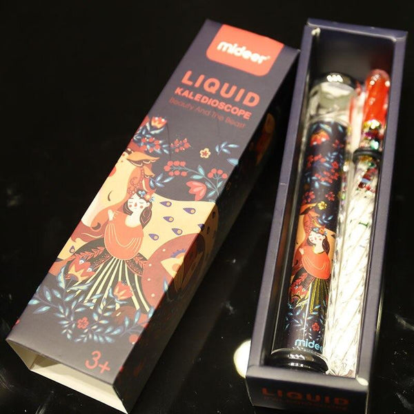 Planet Gates Kaleidoscope Classic Toys Quicksand Glitter Wand Kaleidoscope Baby Toy Funny Light Shadow Science Educational Toys For Children