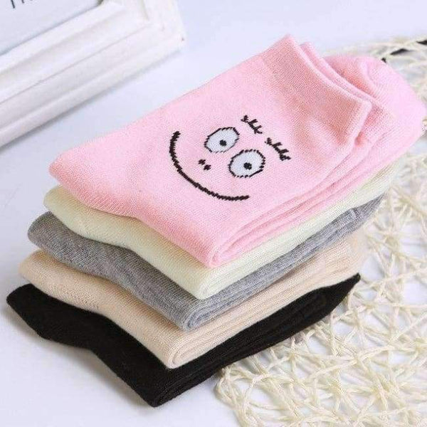 Planet Gates KATONGXIAOLIAN / EU34-39 New 5 PAIRS Cotton Women Socks Autumn Winter Women Wear Fashion Socks