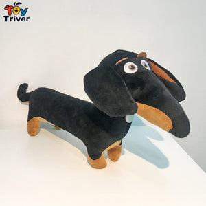 Planet Gates Kawaii Buddy Dog Dachshund Soft Plush Toys Stuffed Animals Doll Pet Puppy Baby Kids Children Boys Girls Birthday Gift Home Decor