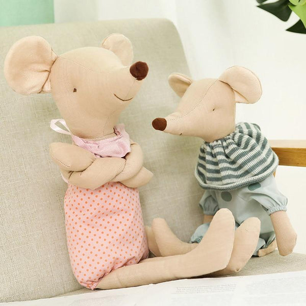 Planet Gates Kawaii Mouse Plush Toys Cute Mice Stuffed Dolls Animals Plush Toy Soft Mouse Doll Baby Sleeping Toy Cloth for Kids Birthday Gift