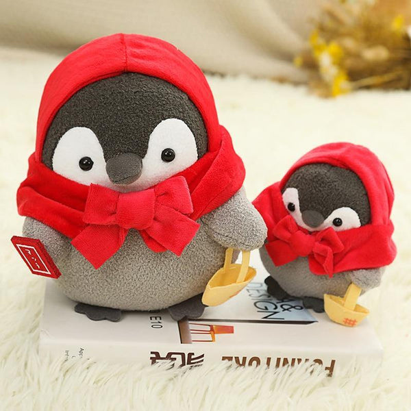 Kawaii Penguin Stuffed Plush Doll Pendant Cosplay Rabbit&Panda&Tiger Toy Baby Soft Animal Penguin Doll Kids Girl Birthday Gift