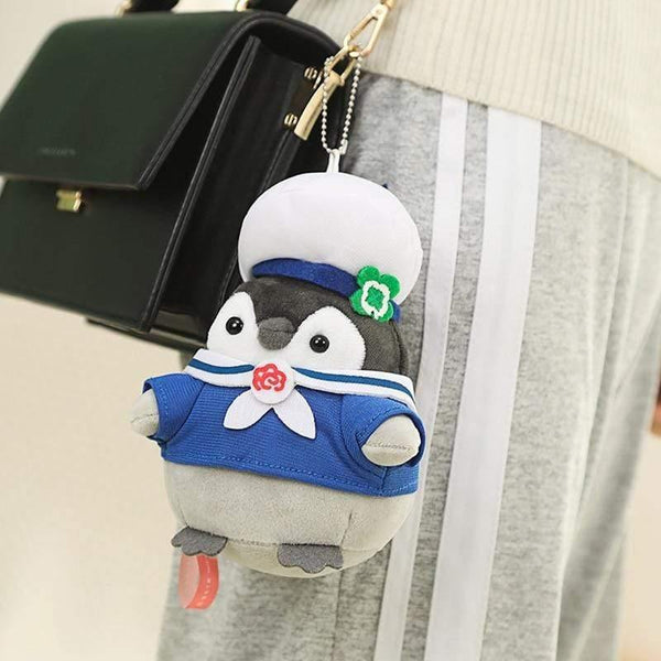 Kawaii Penguin Stuffed Plush Doll Pendant Cosplay Rabbit&Panda&Tiger Toy Baby Soft Animal Penguin Doll Kids Girl Birthday Gift