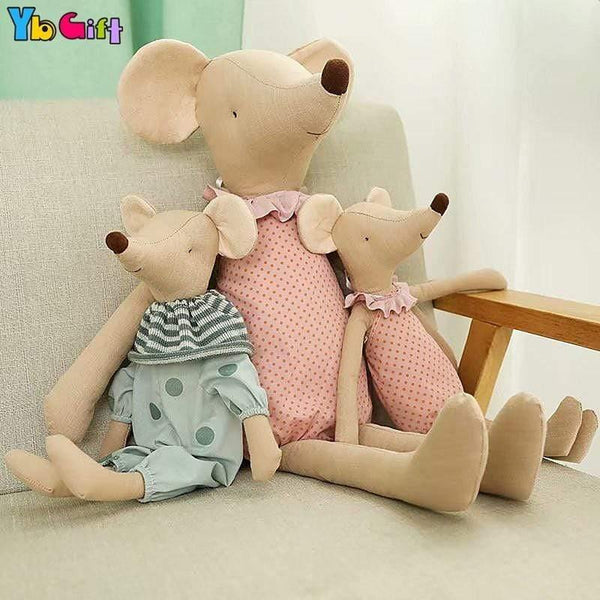 Kawaii Plush Toys Love Mice Mouse Plush Toys For Children Soft Stuffed Baby Doll  Girls Toys Cute Birthday Gift Photography Doll