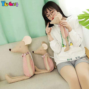Kawaii Plush Toys Love Mice Mouse Plush Toys For Children Soft Stuffed Baby Doll  Girls Toys Cute Birthday Gift Photography Doll