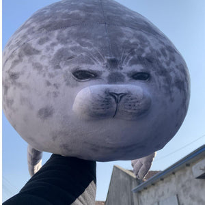 Planet Gates Kawaii Seal Plush Toys Imitation Sea Animal Throw Pillows Soft Plushies Dolls Room and Bed Decorations for Kids Birthday Gifts