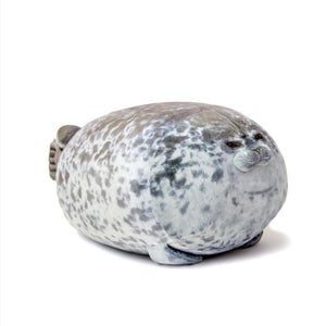 Planet Gates Kawaii Seal Plush Toys Imitation Sea Animal Throw Pillows Soft Plushies Dolls Room and Bed Decorations for Kids Birthday Gifts