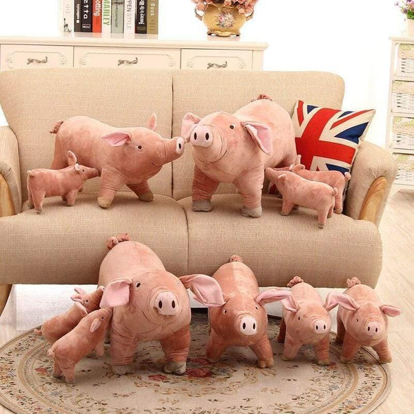 Kawaii Simulated Sow Piggy Doll Plush Toys Soft Stuffed Animal Doll Hold Pillow For Girls Gift Children Birthday Brinquedos Gift