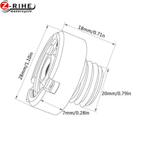 KAWASAKI Z900 2017 Z1000+SX 2010 2011 2012 2013 Motorcycle Parts M20*2.5 red Engine Oil Filler Cap CNC Filler Cover Screw