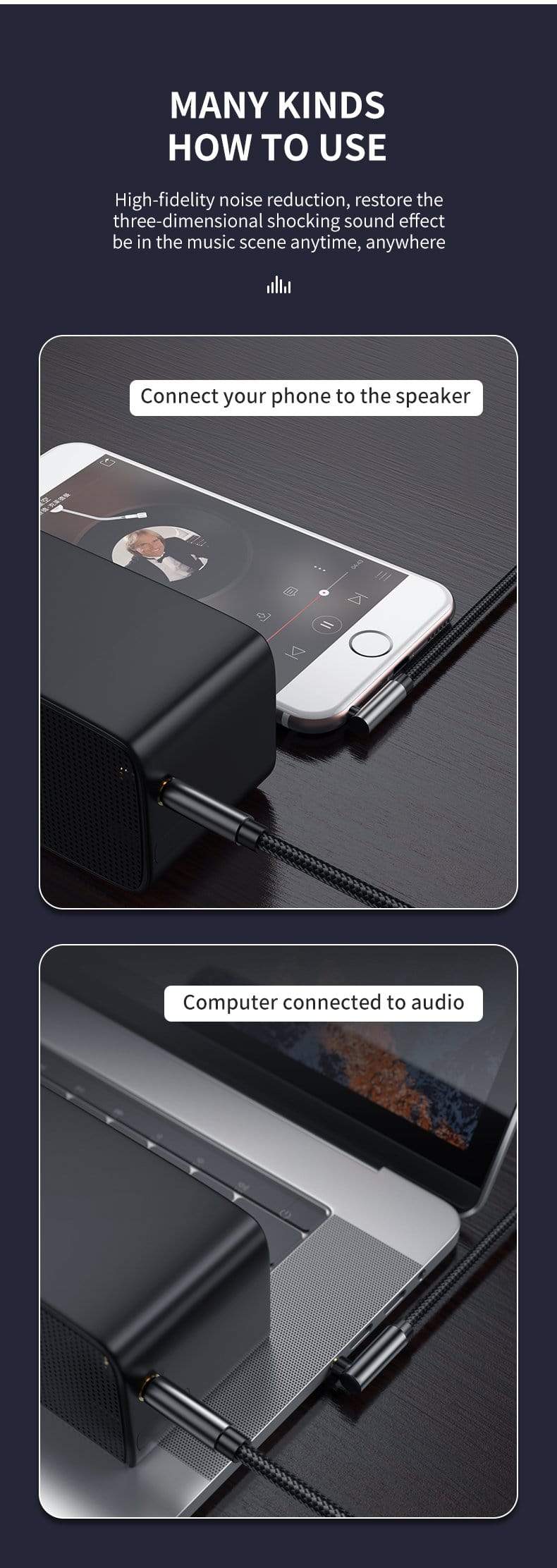 Planet Gates Kebiss AUX Cable Jack 3.5mm Audio Cable 3.5 mm Jack Speaker Cable for JBL Headphones Car Xiaomi redmi 5 plus Oneplus 5t AUX Cord