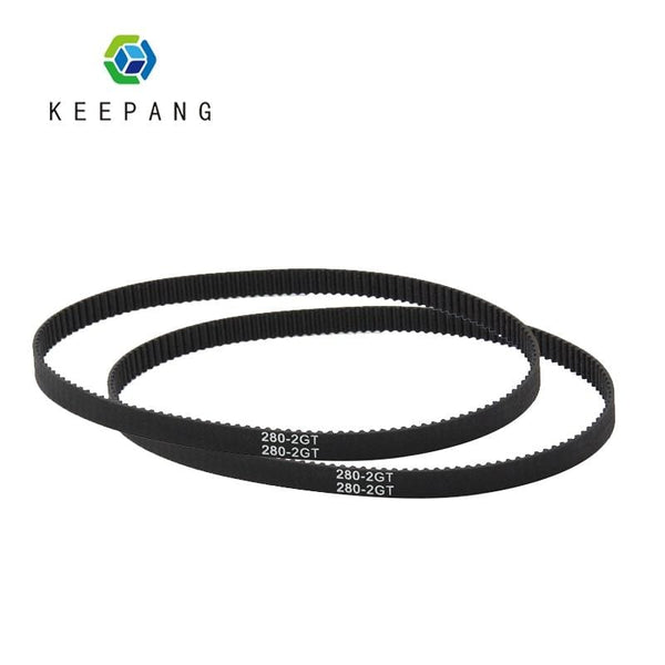 Planet Gates Kee Pang GT2 Closed Loop Timing Belt Rubber 2GT 6mm 3D Printers Parts 200 280 400  852 mm Synchronous Belts Part