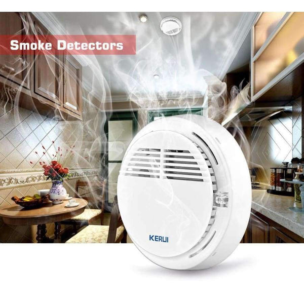 Planet Gates KERUI 10PCS Wireless Sensitive Fire Protection Smoke Detector Work Independently Home Warehouse Office Security Alarm