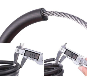 Planet Gates key 1.2m Bicycle Lock 1.2m 1.8m Road Mountain Bike Black Folding Cable Locks cycle lucchetto bici antivol velo MTB Key Code Bicycle Lock