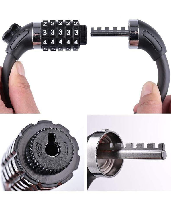 Planet Gates key 1.2m Bicycle Lock 1.2m 1.8m Road Mountain Bike Black Folding Cable Locks cycle lucchetto bici antivol velo MTB Key Code Bicycle Lock