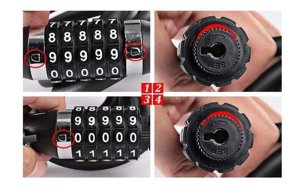 Planet Gates key 1.2m Bicycle Lock 1.2m 1.8m Road Mountain Bike Black Folding Cable Locks cycle lucchetto bici antivol velo MTB Key Code Bicycle Lock