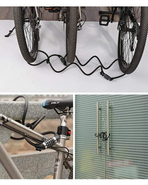 Planet Gates key 1.2m Bicycle Lock 1.2m 1.8m Road Mountain Bike Black Folding Cable Locks cycle lucchetto bici antivol velo MTB Key Code Bicycle Lock