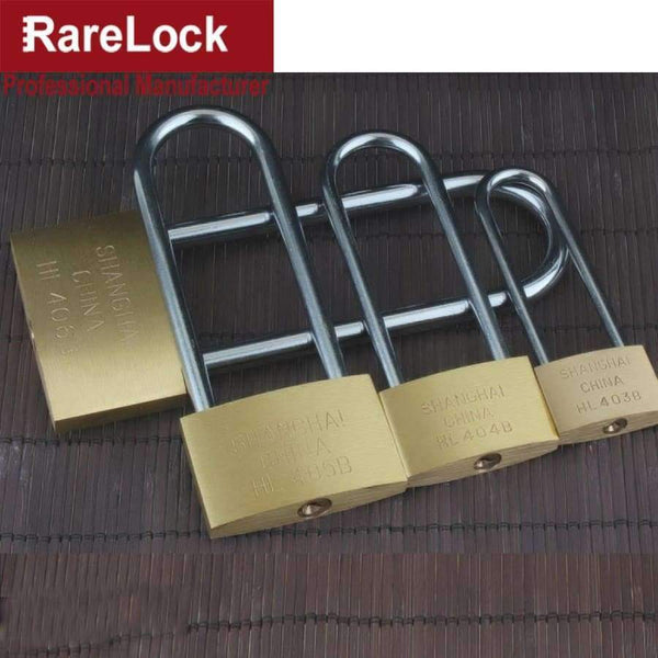 Planet Gates Keyed Alike A 30mm Rarelock Christmas Supplies Long Handle Brass Padlock with Keys for Gate Door Cabinet Women Bag Shop Door Hardware DIY i